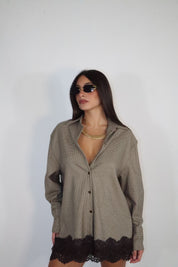 CAMICIONE EVA PIZZO E CHECK