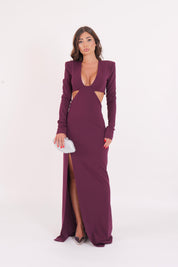 LONG DRESS DAFNE RUBY NOIR