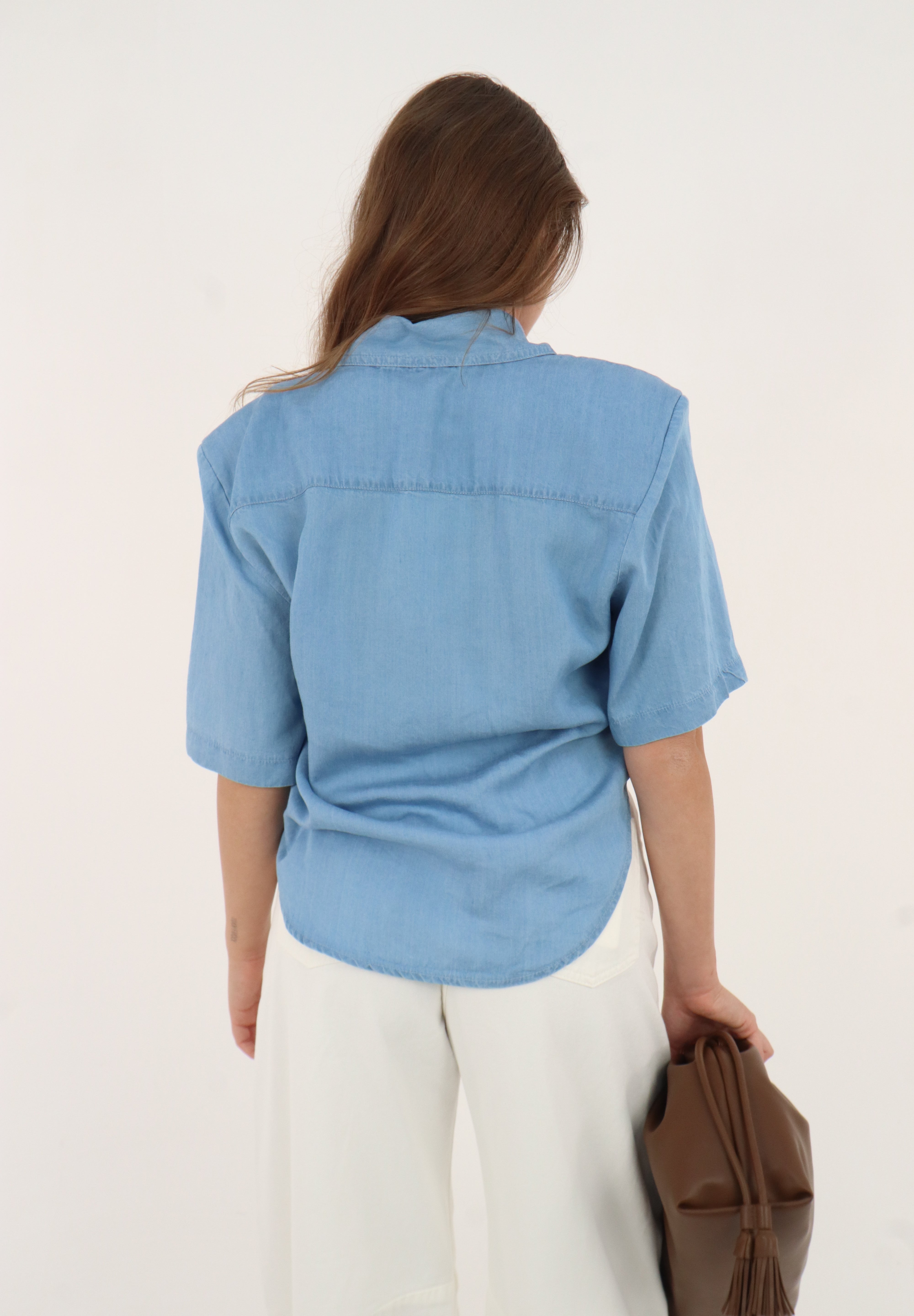 CAMICIA DENIM TENCEL