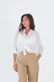 CAMICIA MUSSOLA BIANCO