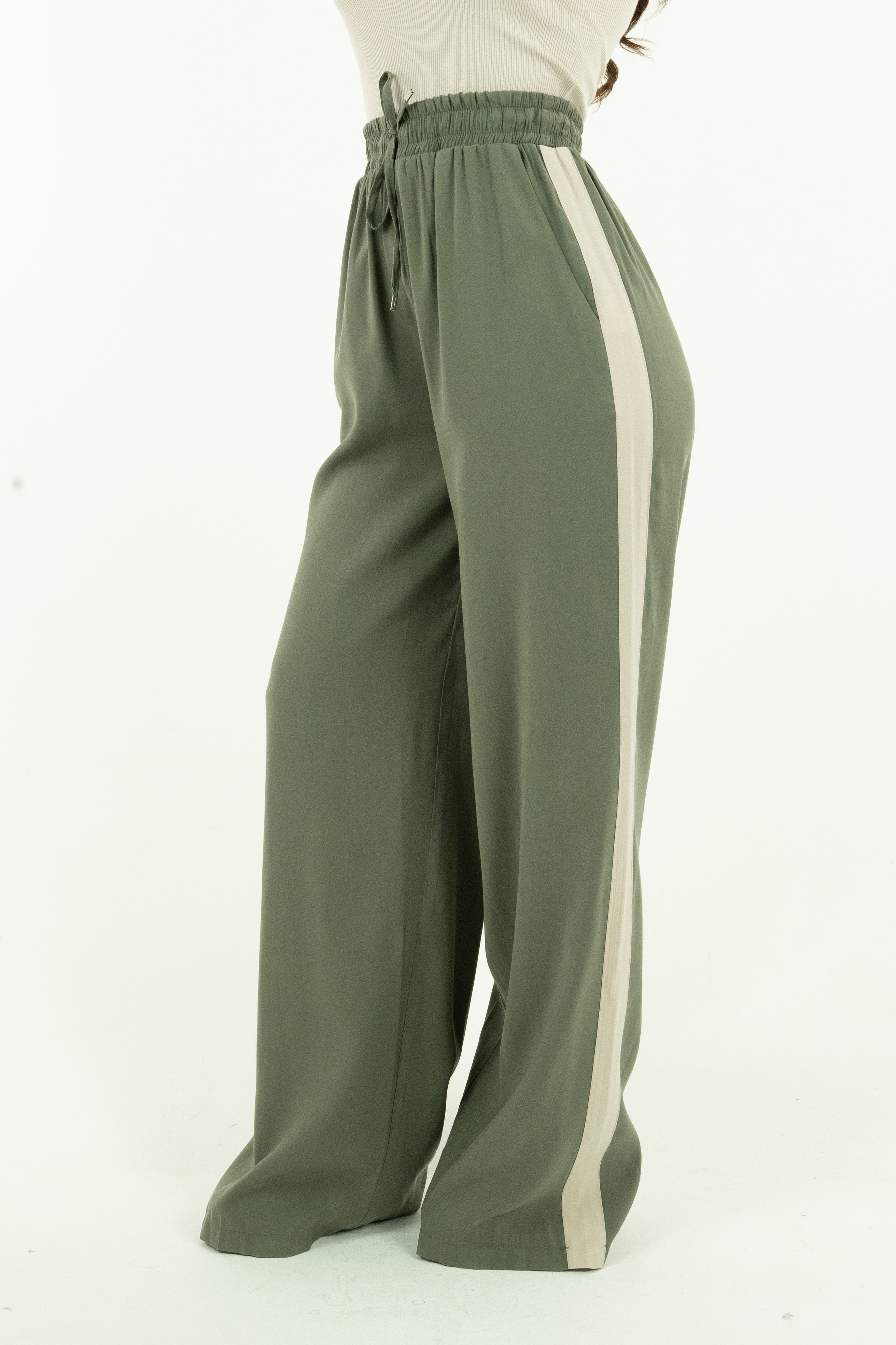PANTALONI POLLY MILITARE