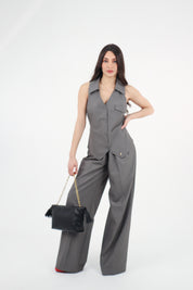 PANTALONE GRIGIO MELANGE