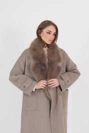CAPPOTTO LUNGO LONDON SABBIA