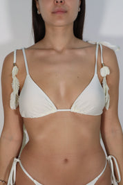 PLUMAGE BIKINI IVORY