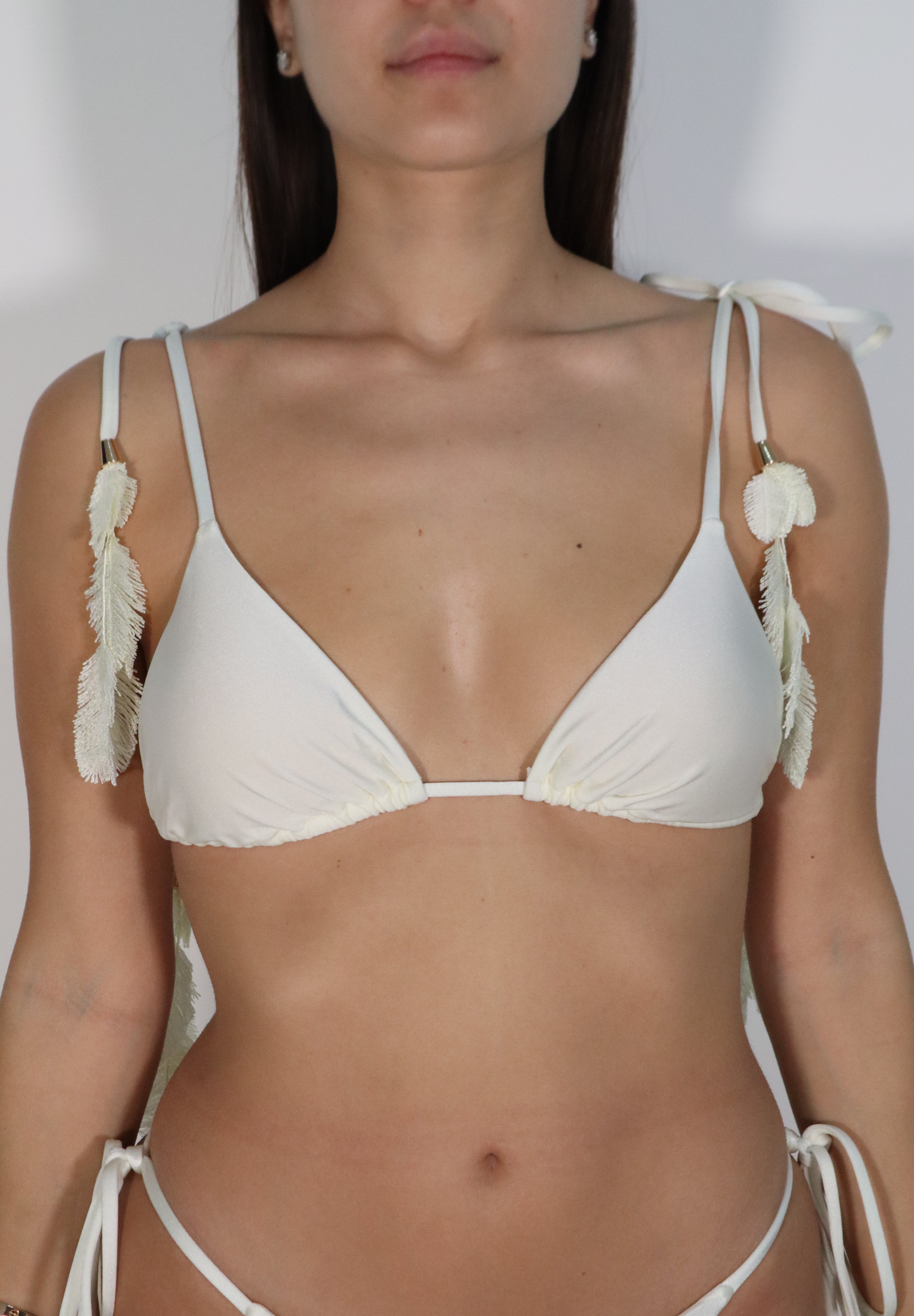 PLUMAGE BIKINI IVORY