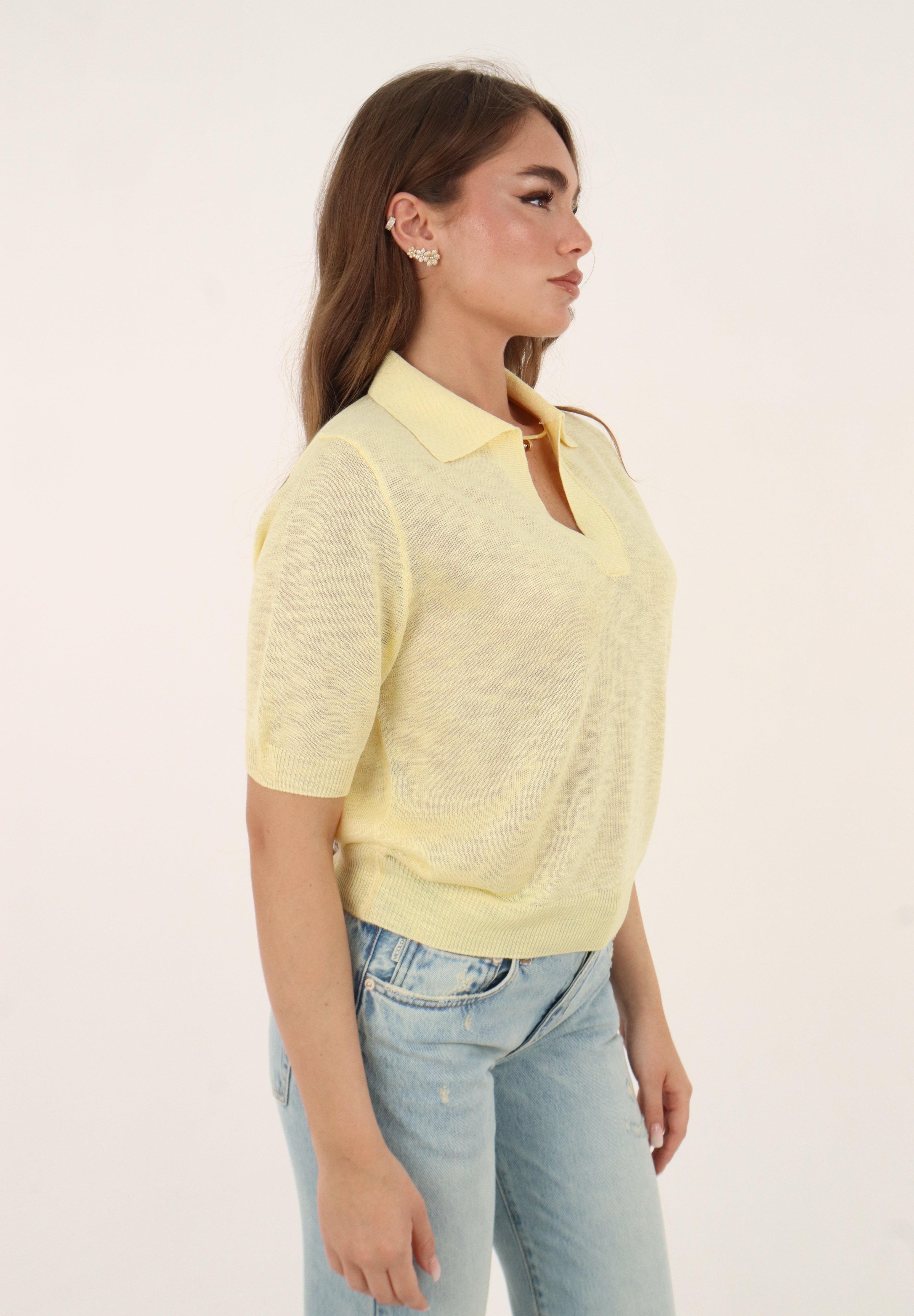 POLO RAINBOW GIALLO