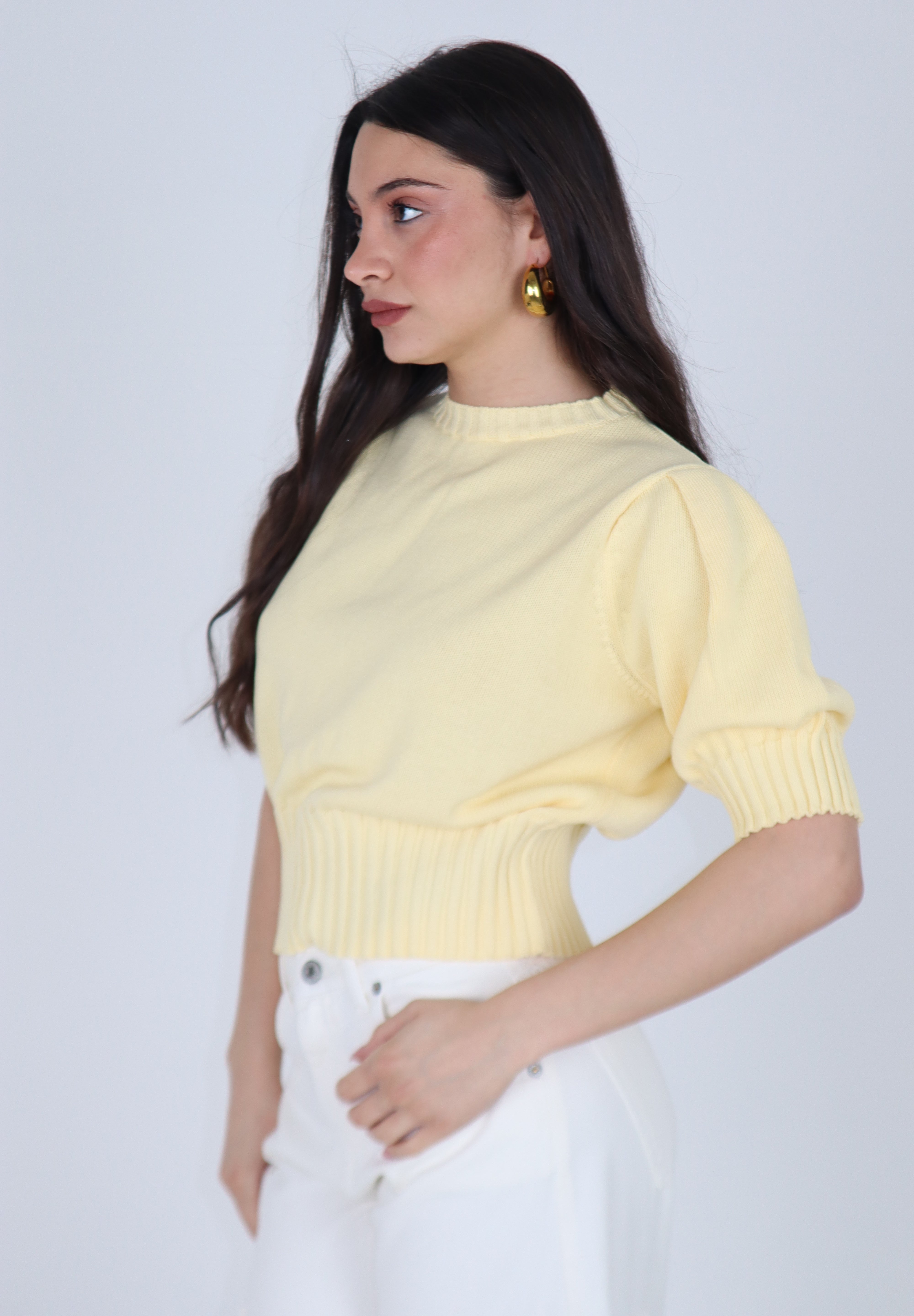MAGLIA ELISA GIALLA