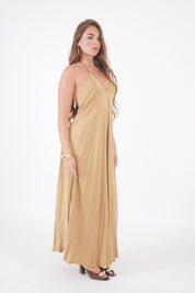 JUMPSUITE SATIN DESERT