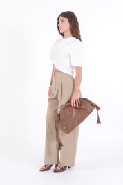 PANTALONE COTTON CAMEL