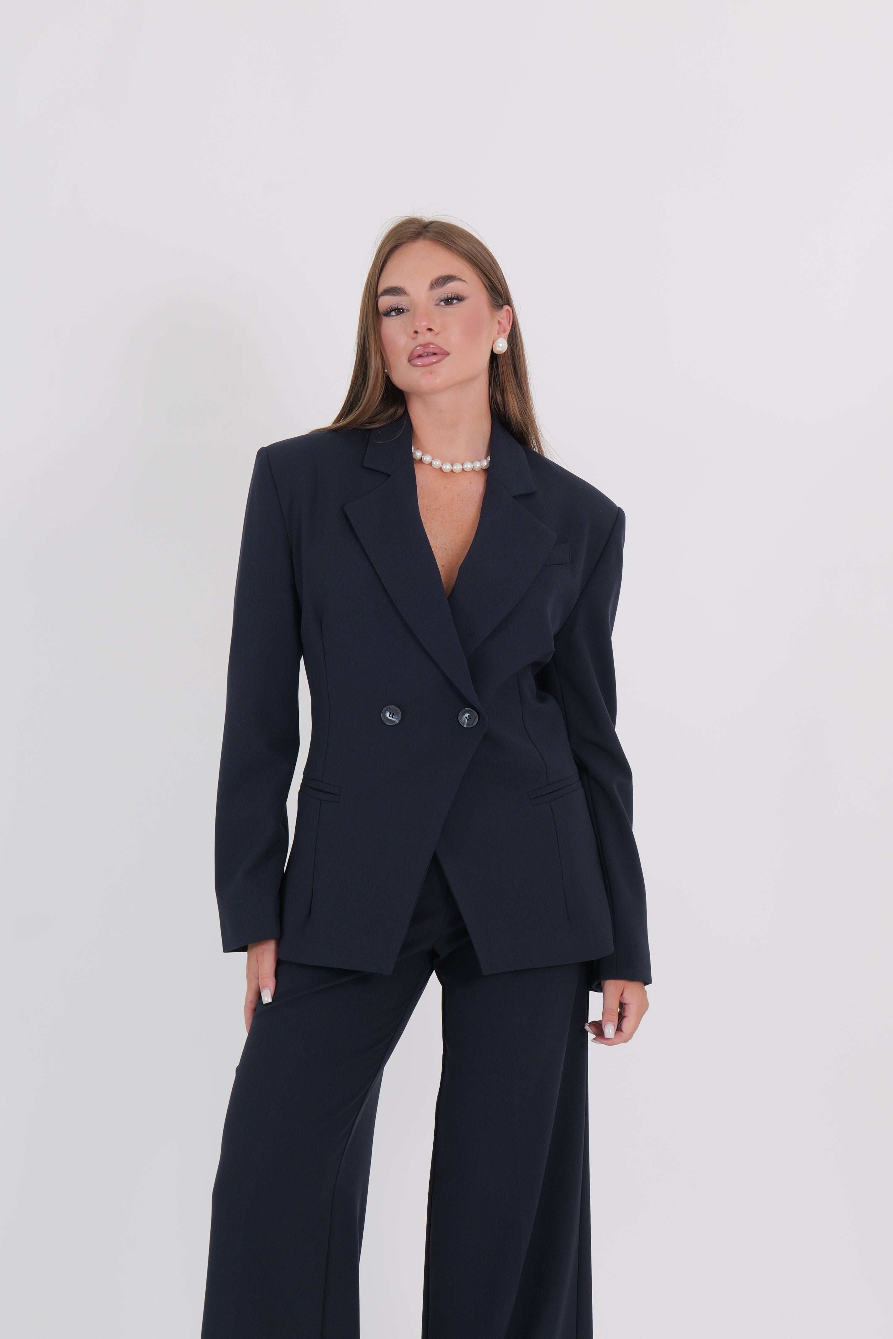 BLAZER ANA DOPPIOPETTO BLU