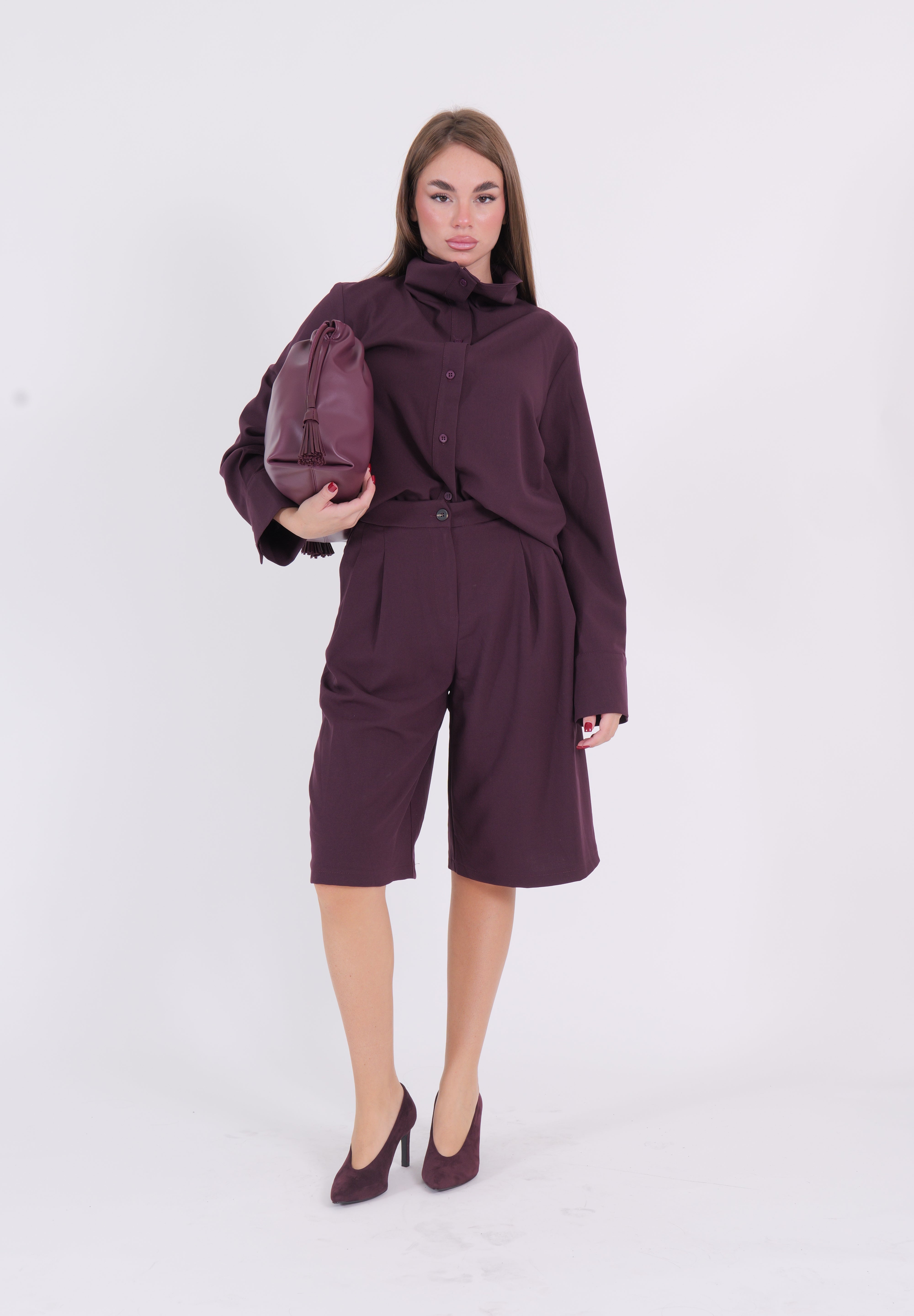 BERMUDA ALICE BORDEAUX