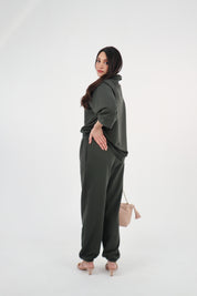 PANTALONI MIA CON ELASTICO VERDE
