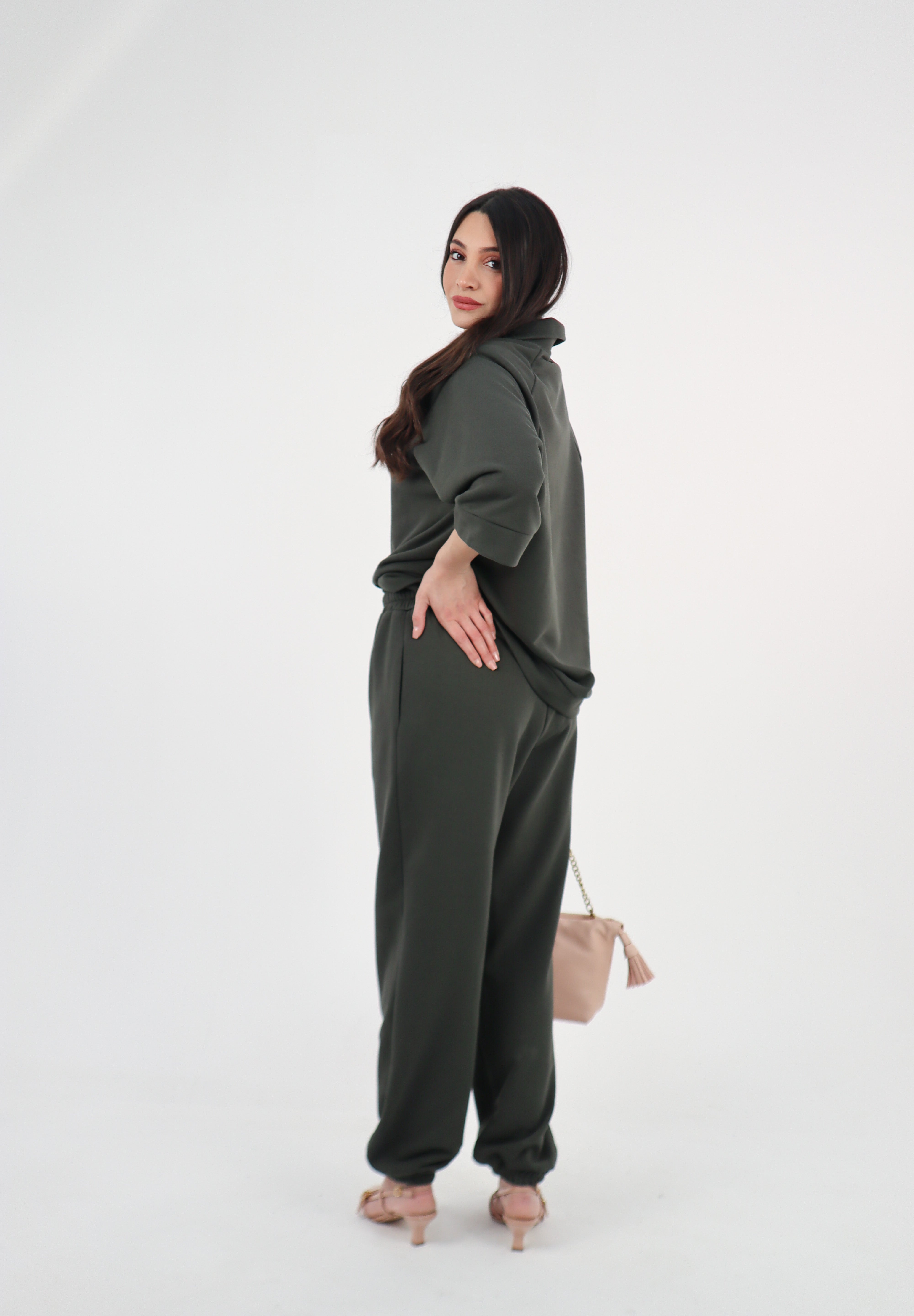 PANTALONI MIA CON ELASTICO VERDE