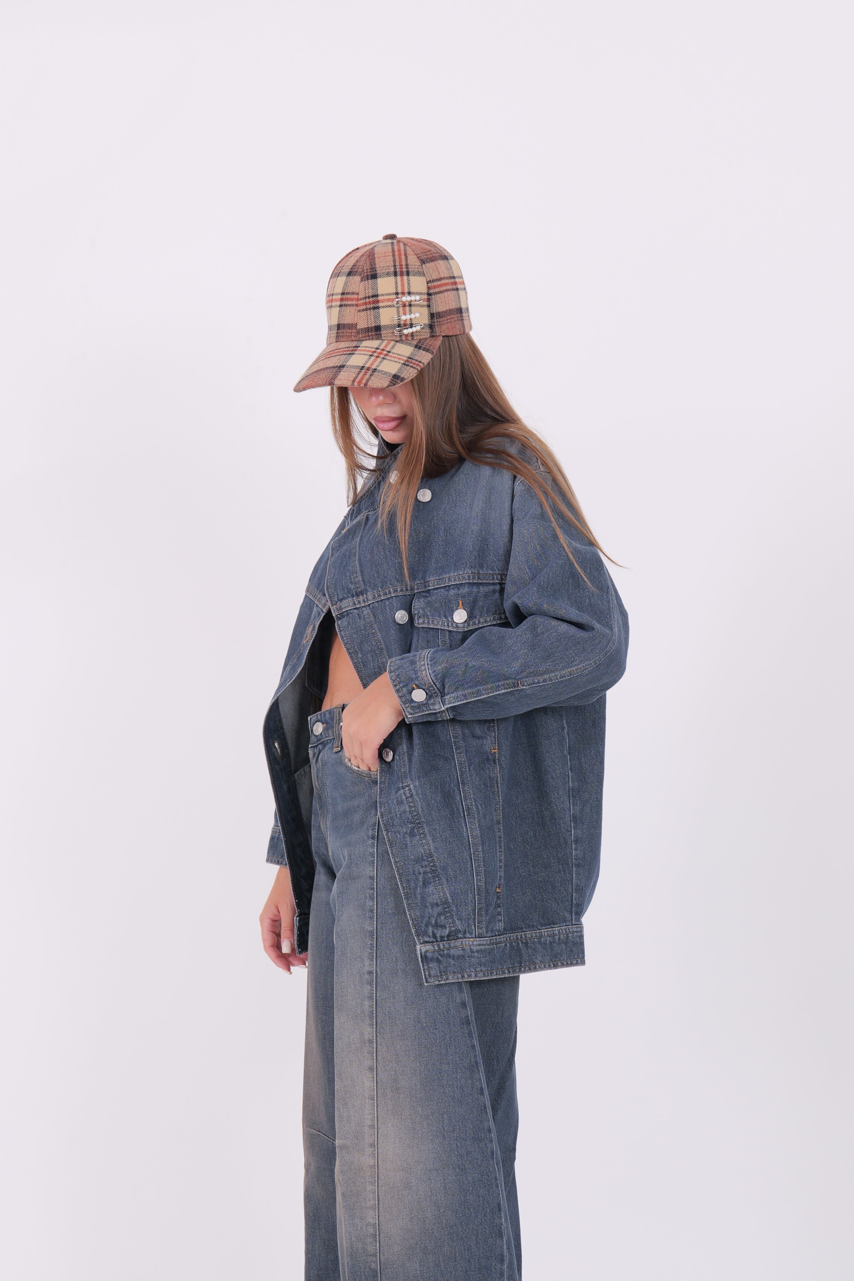 GIACCA WILLA DENIM BLU