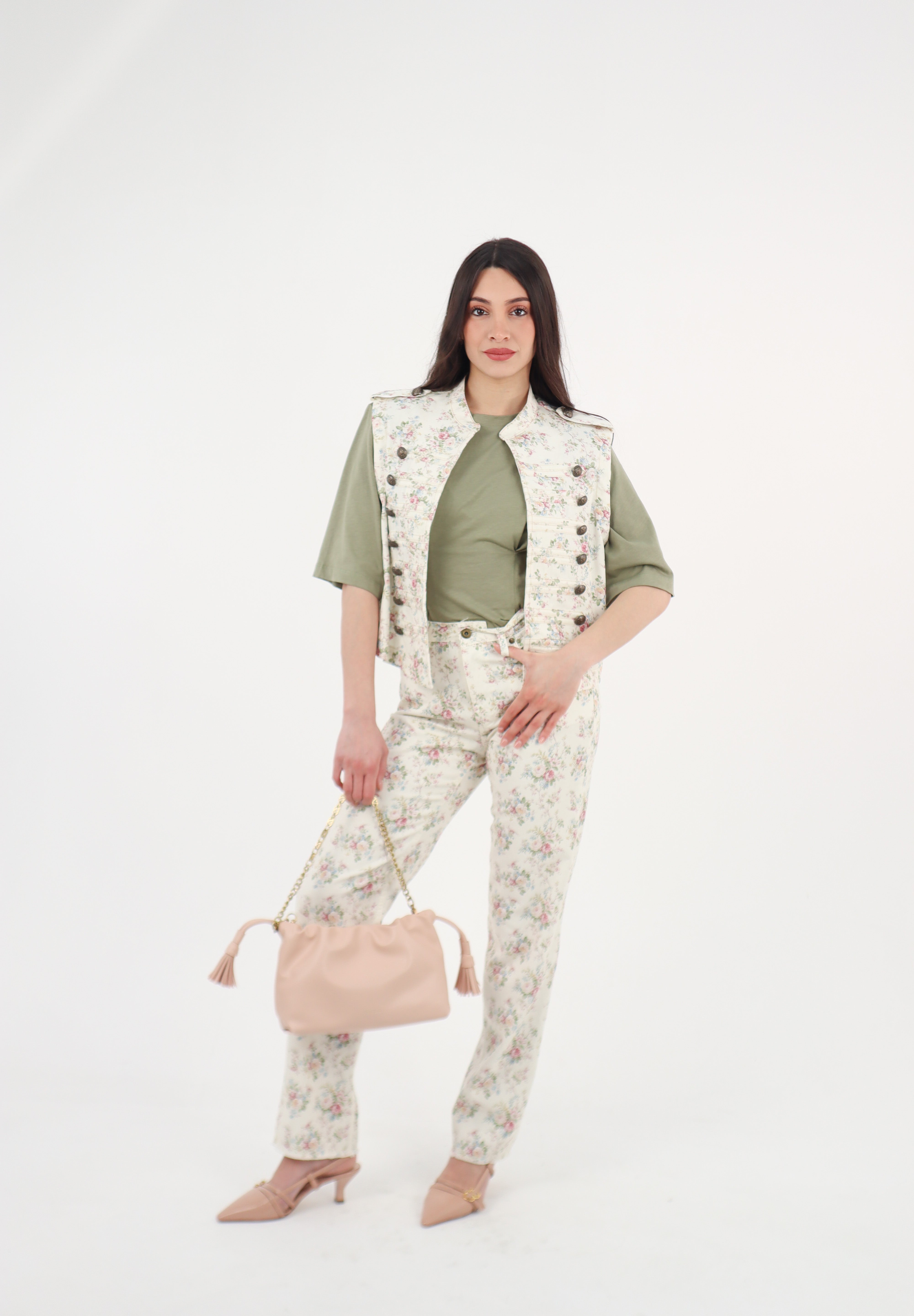 GILET MARGOT FLOREAL