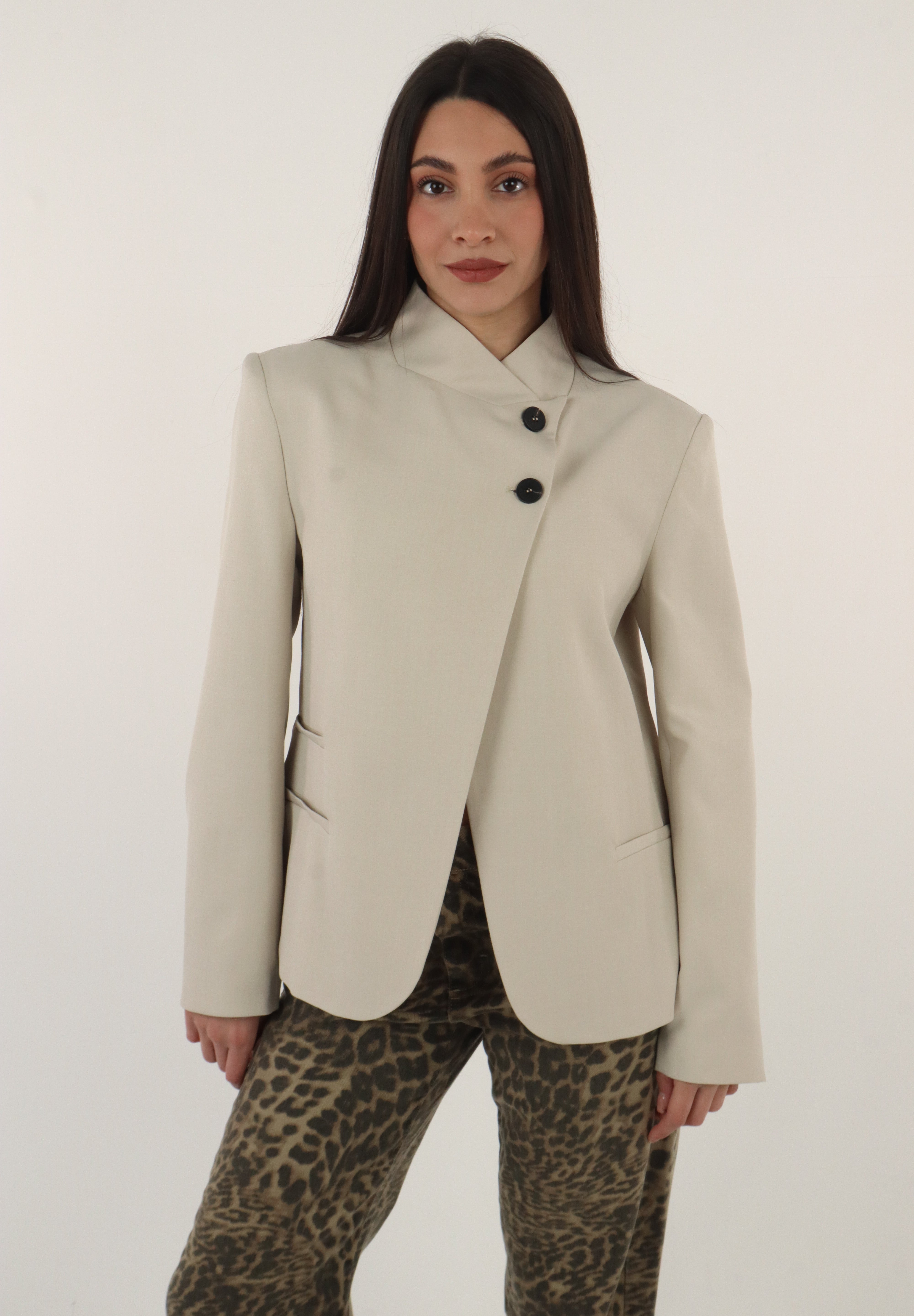 BLAZER COREAN BEIGE
