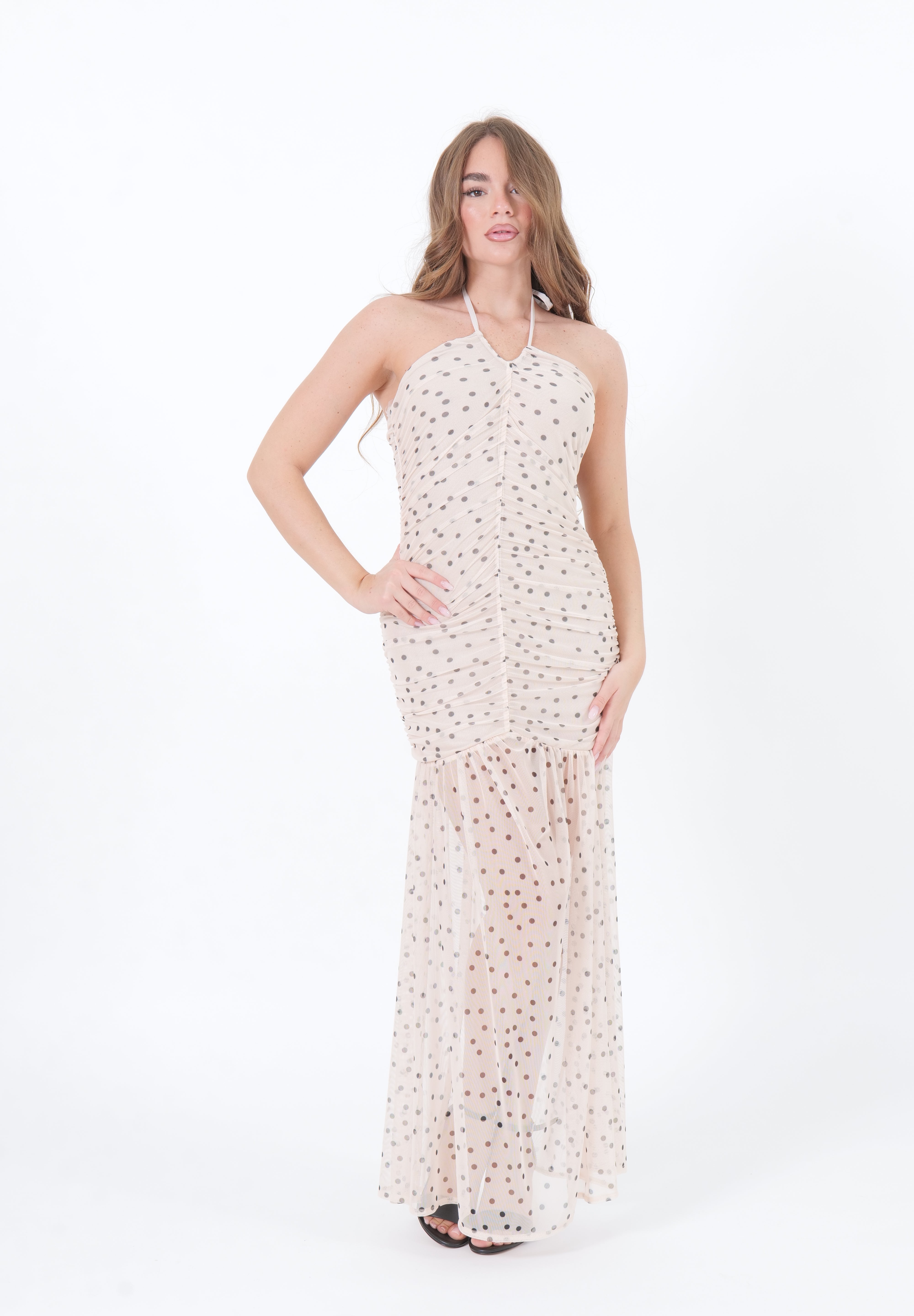 ABITO TULLE POIS