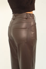 ECO-LEATHER TROUSERS