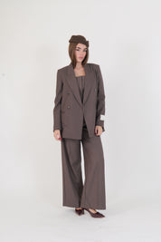 PANTALONE TORTORA GESSATO