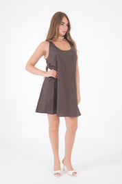 MINI DRESS FIOCCO MORO