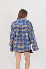 CAMICIA MAY BLU/MORO