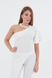 TOP MONOSPALLA BIANCO