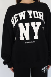 OVER NEW YORK CREW NECK SWEATSHIRT