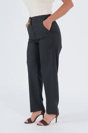 PANTALONI COTTON NERO