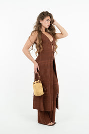 COPRISPALLE LUNGO LUREX MORO