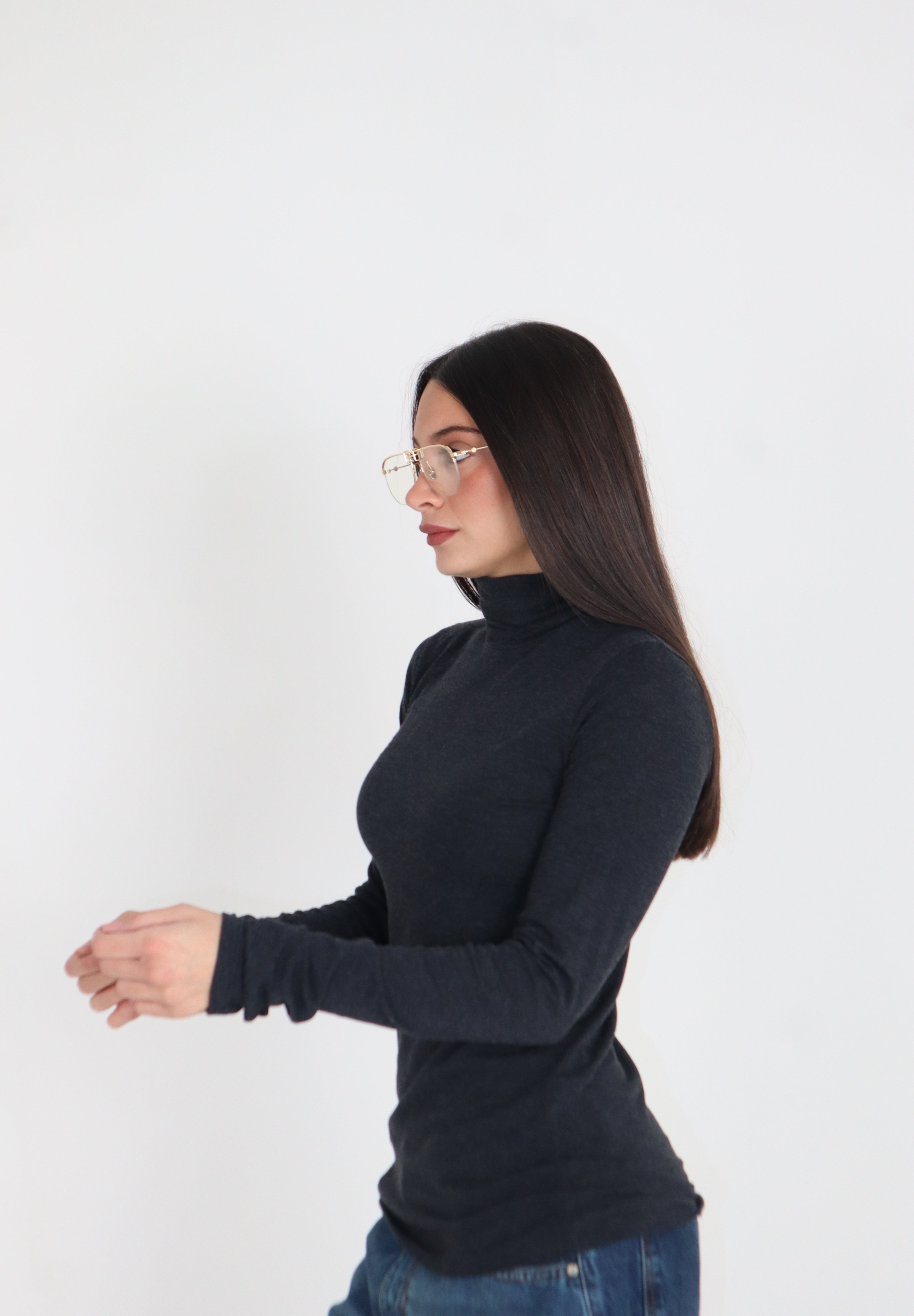 MAGLIA BASIC COLLO ALTO