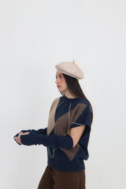 GILET GIROCOLLO ROMBI