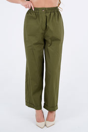 PANTALONE RAYA MILITARE
