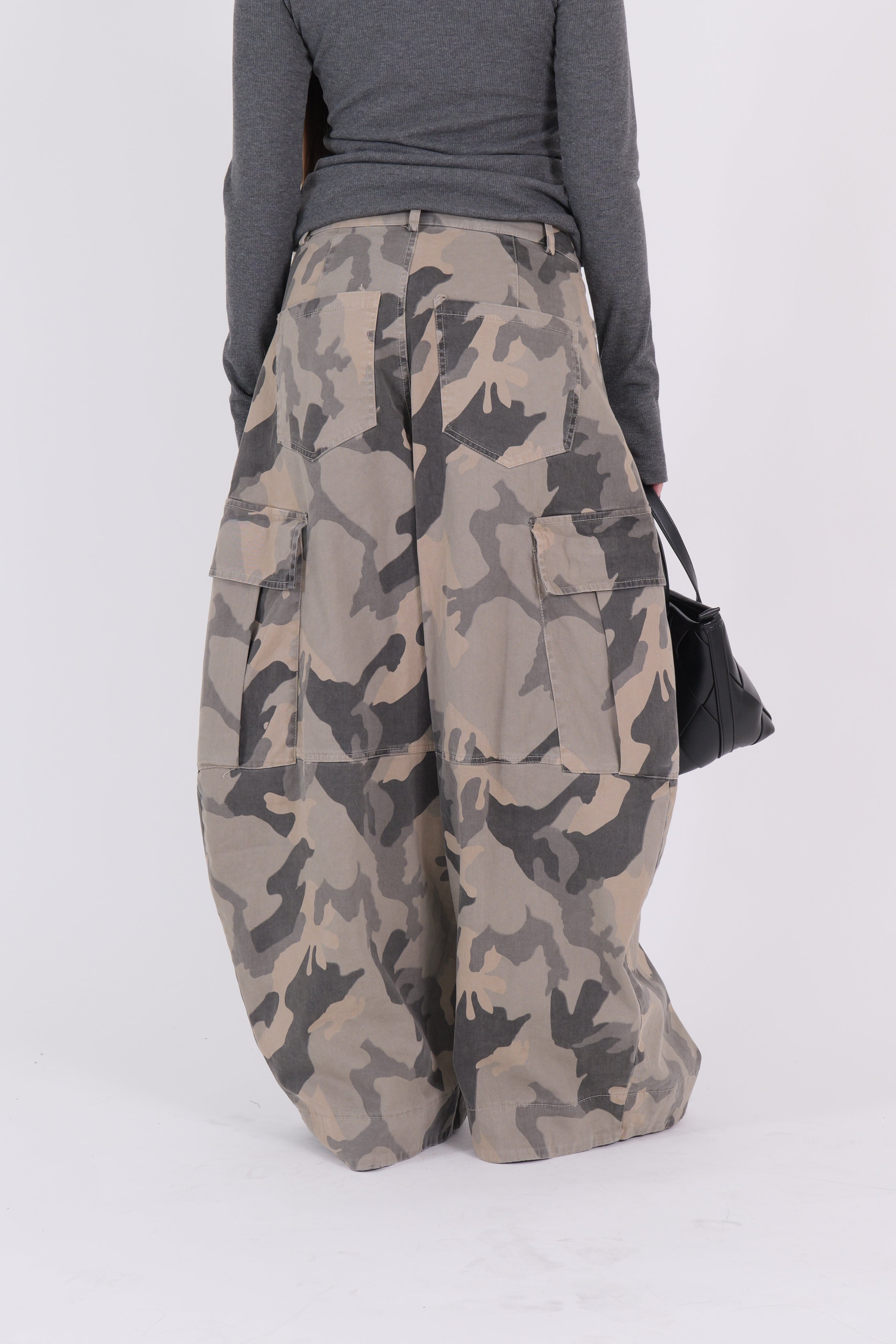 PANTALONE MIMETICO GRIGIO