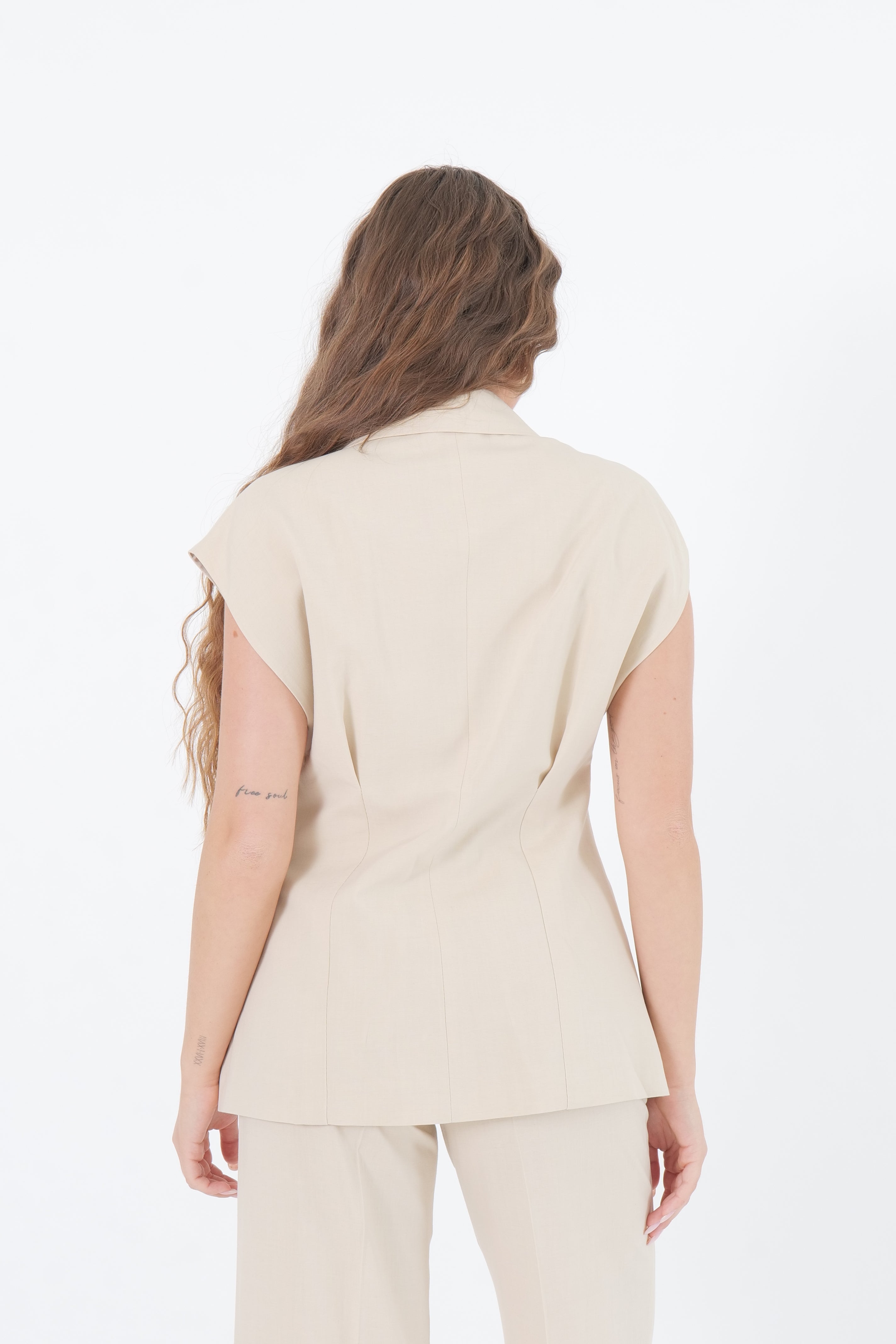 GILET AMALFI BEIGE