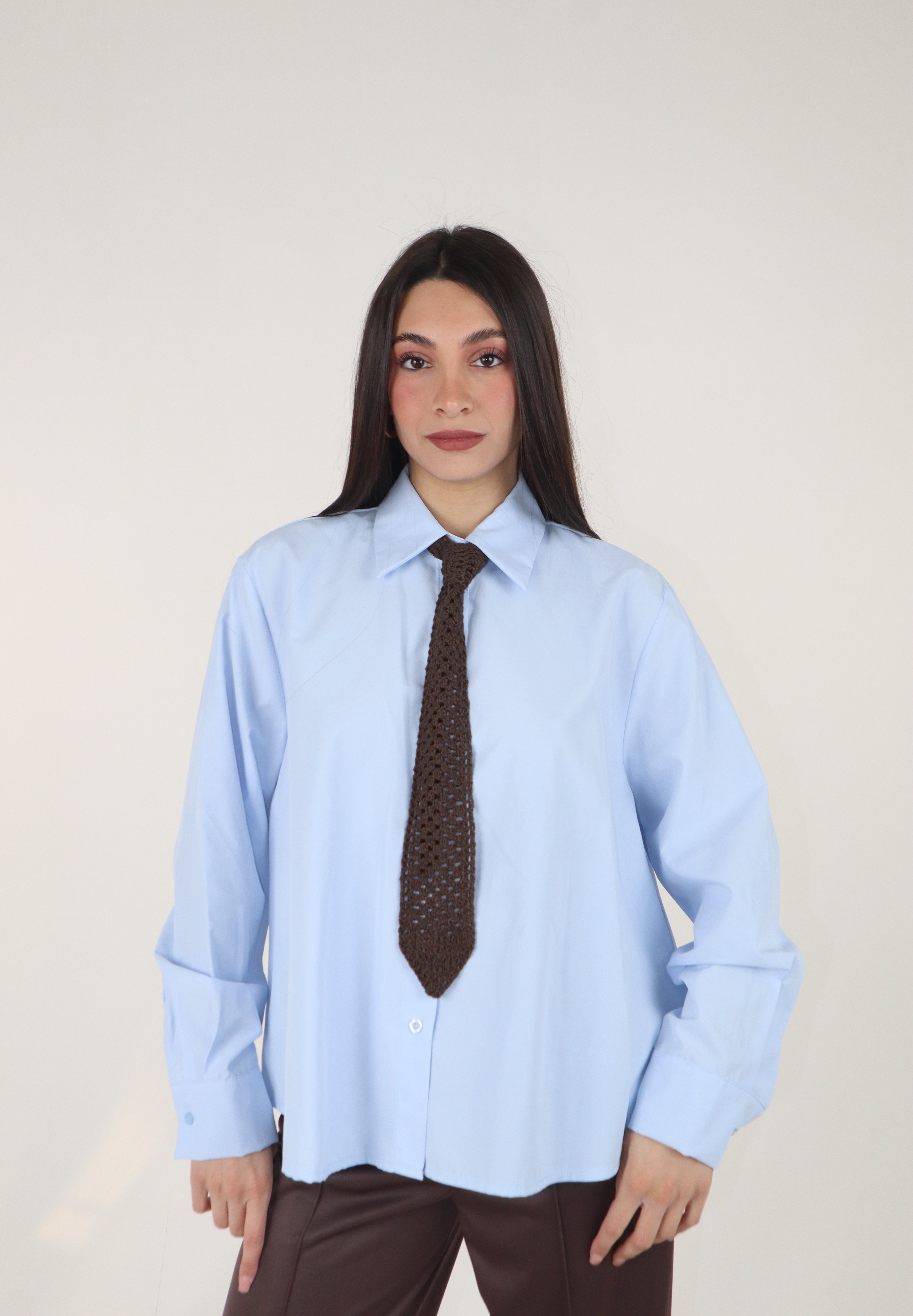 CAMICIA CRAVATTA CROCHET