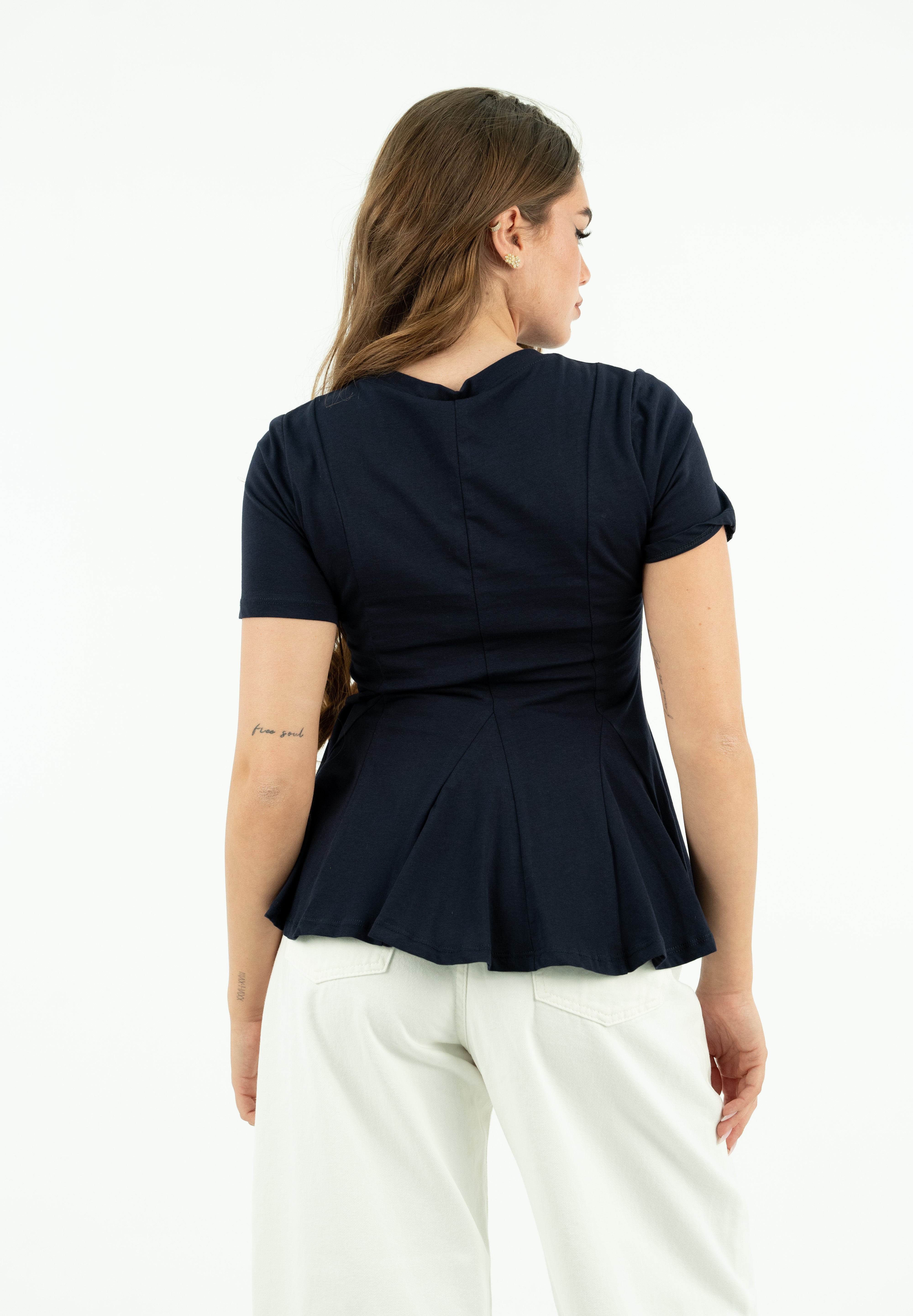 T-SHIRT SELENE BLU