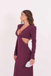 LONG DRESS DAFNE RUBY NOIR