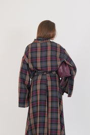 CAMICIA GENNY BORDEAUX/GRIGIO/MORO