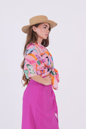CAMICIA ECO ROSA