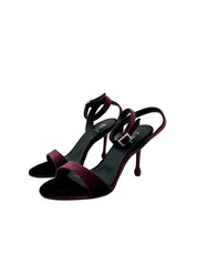 SANDALO VELLUTO BORDEAUX