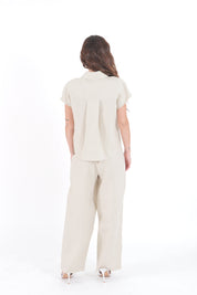 PANTALONE SABBIA LINEN