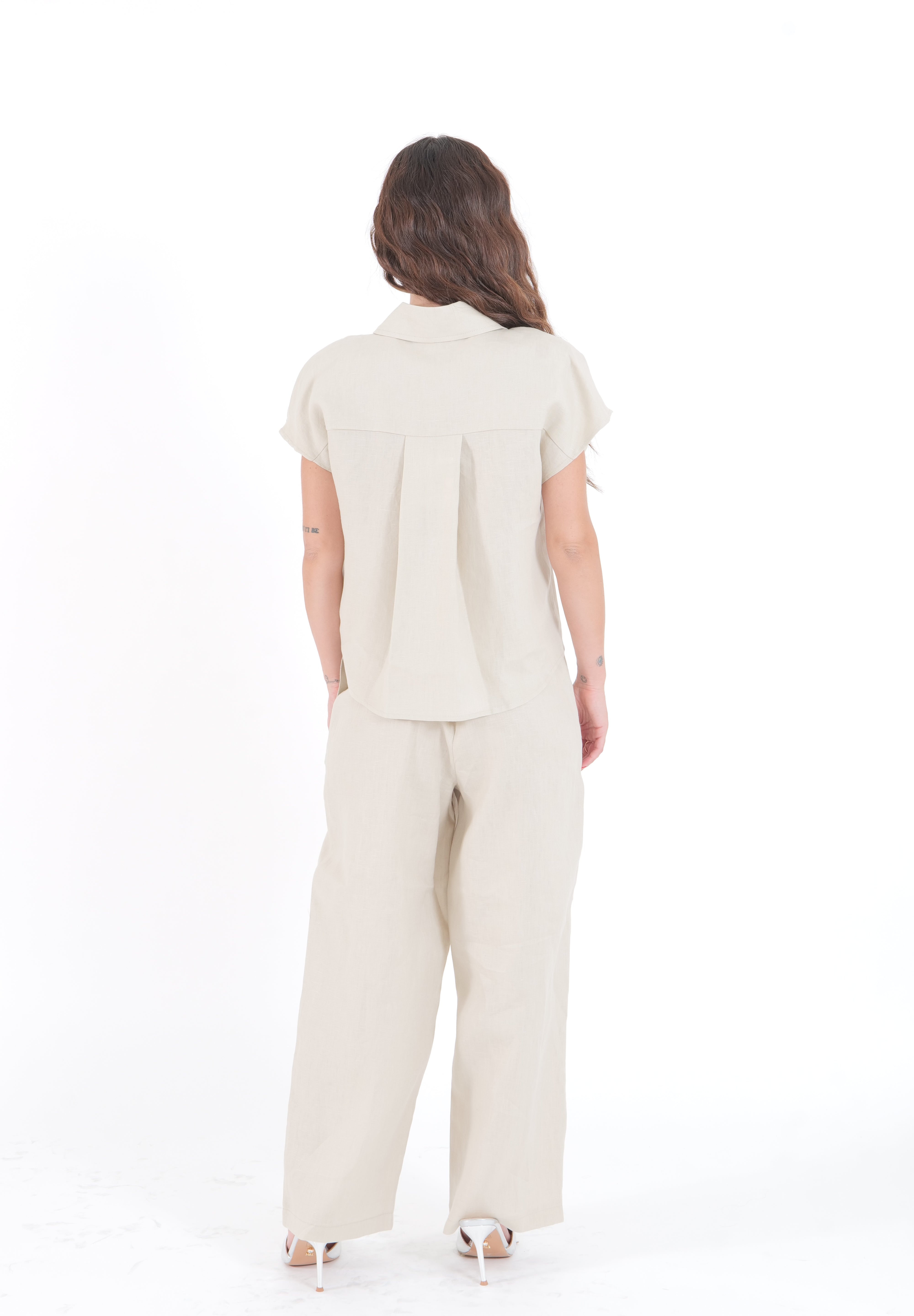 PANTALONE SABBIA LINEN