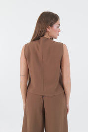 GILET BROWN