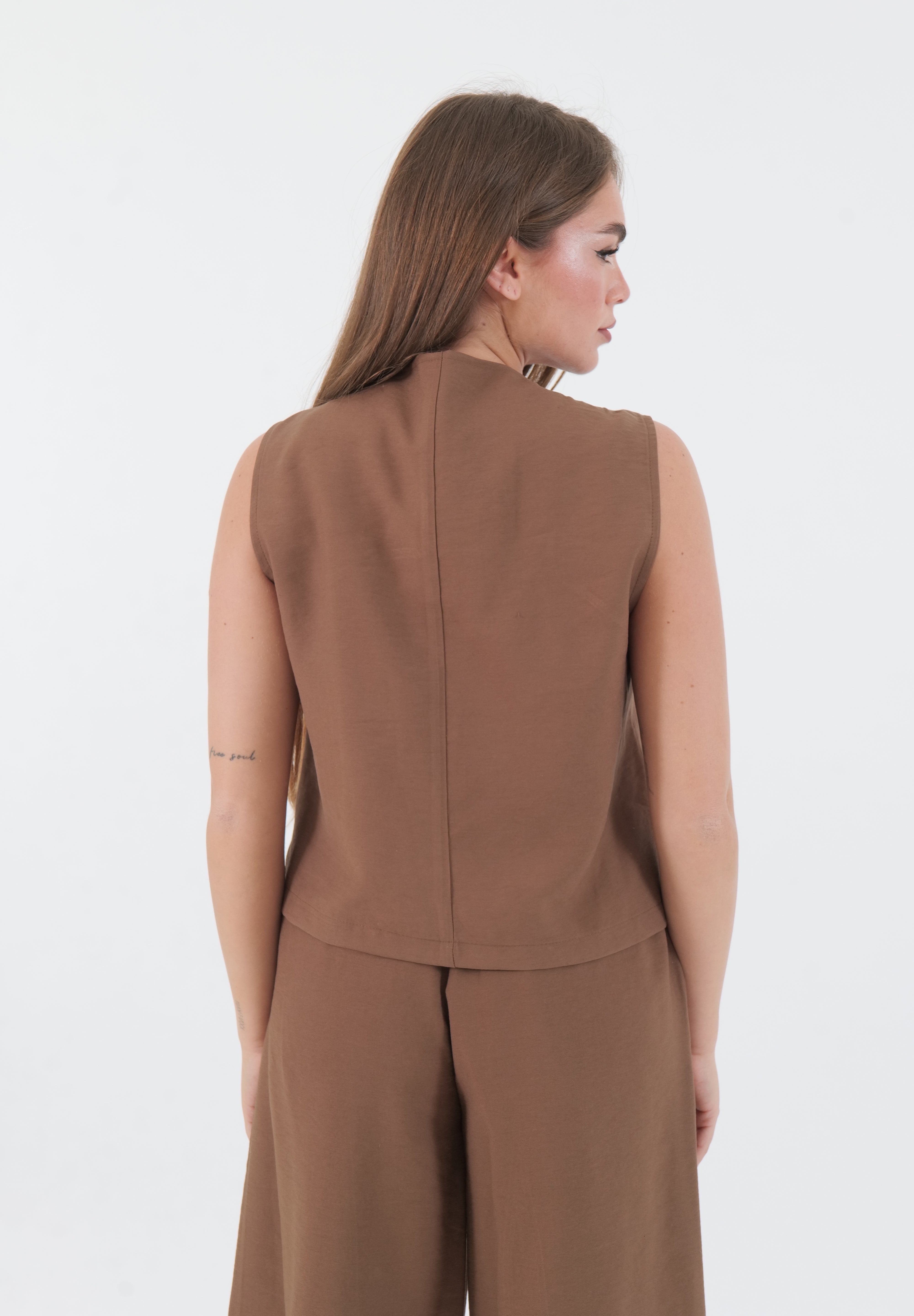 GILET BROWN