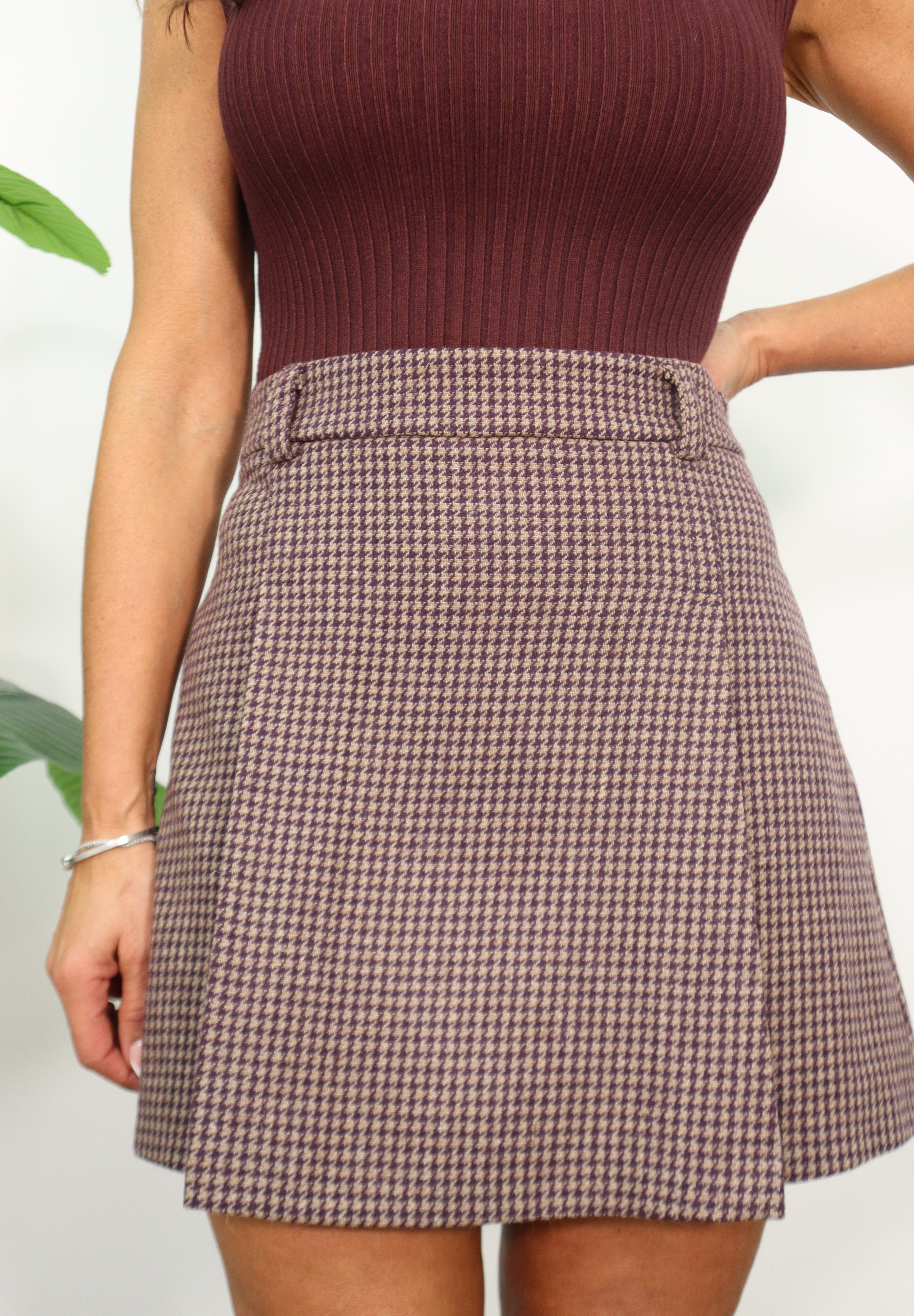 TWEED MINI SKIRT