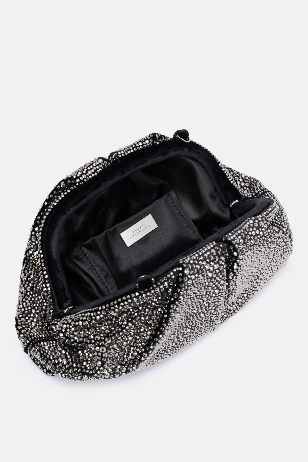 POCHETTE MIRACH NERO/ARGENTO