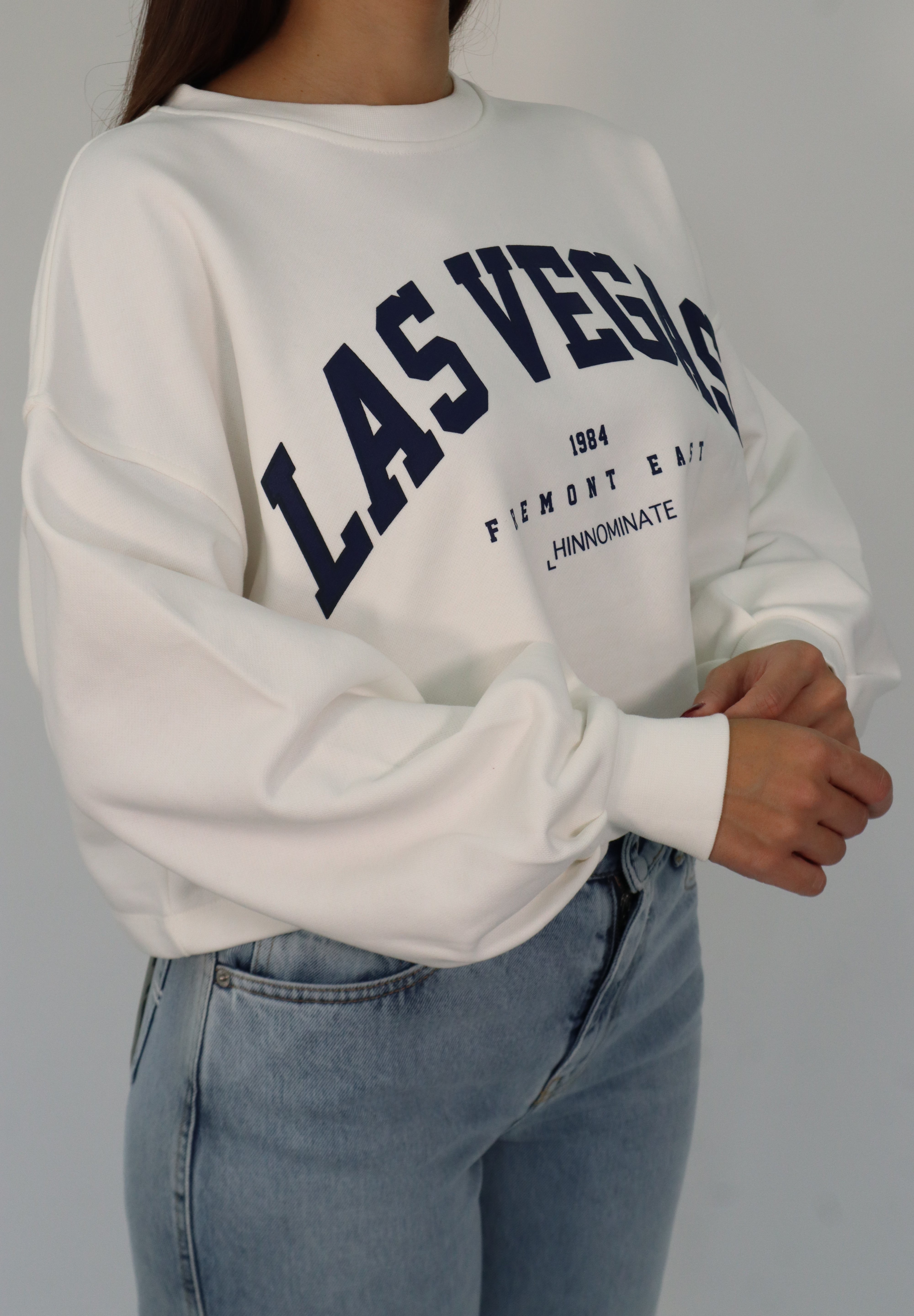 LAS VEGAS CROP CROP SWEATSHIRT