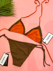 ORANGE TRIANGLE BIKINI