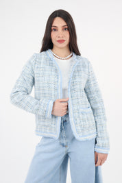 GIACCA ISA CELESTE