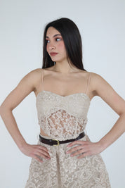 TOP IN PIZZO BEIGE